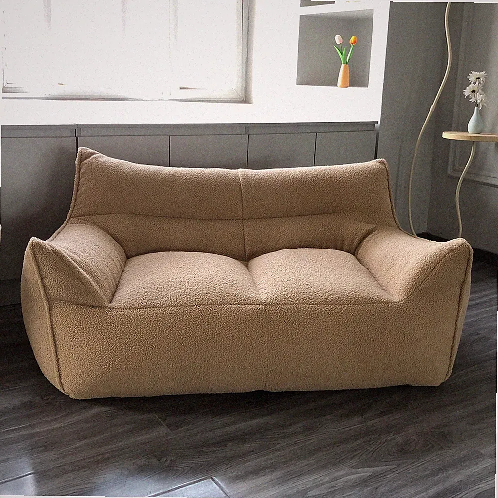Giant Bean Bag Chair for Adults Cozy Lazy Sofa Lounger Seat Sofa Single/Loveseat
